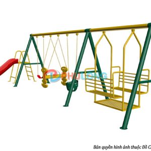 Xích đu cầu trượt ngoài trời mầm non PL2806AB 15 xich-du-cau-truot-ngoai-troi-mam-non-pl2806ab (1)