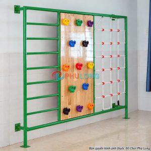 Thang leo vận động áp tường đa năng 13 thang-van-dong-ap-tuong-pl2113m-green