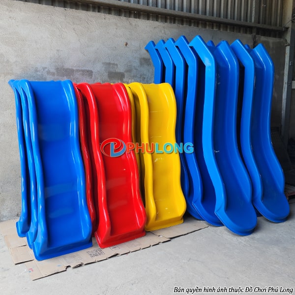 Cầu trượt bằng sắt dùng cho mầm non PL0633 23 mang-truot-don-composite-phu-long