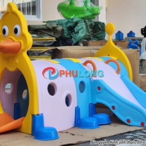 Cầu trượt hầm chui hình chú Vịt PL1302B 7 ham-chui-cau-truot-mau-moi-2025 (3)