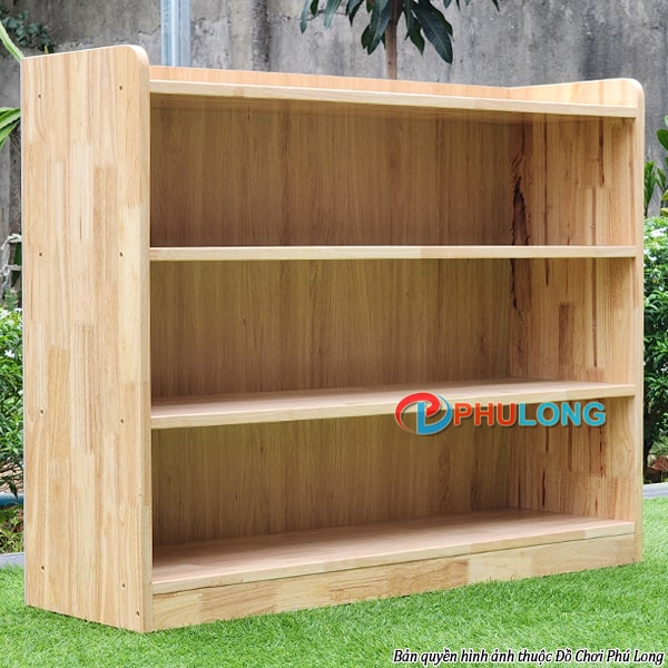 Kệ gỗ mầm non 1 Mét - 4 Tầng giá rẻ 24 ke-cao-su-mam-non-1m-4-tang-pl2544cl (3)