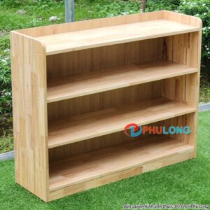 Kệ gỗ mầm non 1 Mét - 4 Tầng giá rẻ 14 ke-cao-su-mam-non-1m-4-tang-pl2544cl (4)